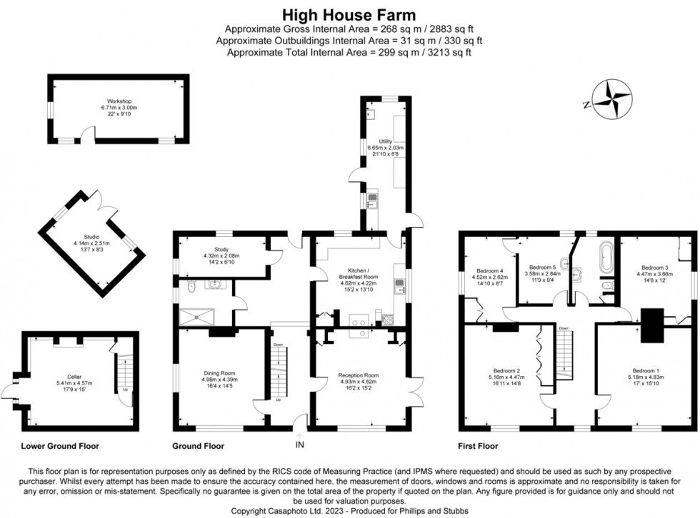 Floorplan for Corkscrew Lane, Stone-cum-Ebony, Tenterden, Kent TN30 7HY