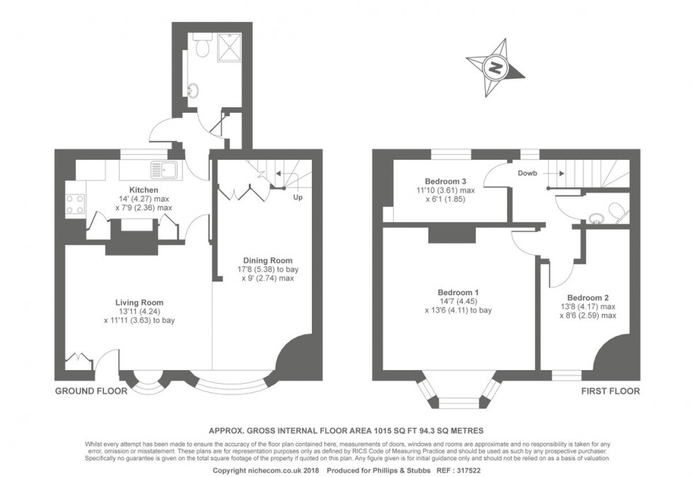 Floorplan for West Street, Rye, East Sussex TN31 7ES