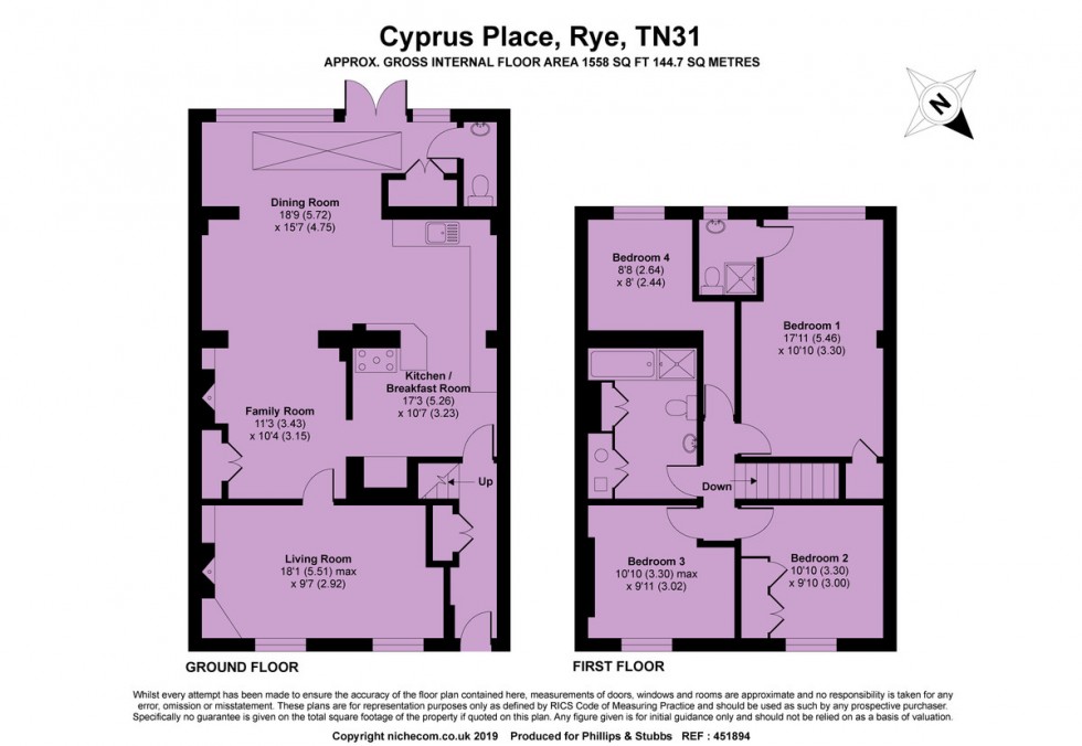 Floorplan for 12 Cyprus Place