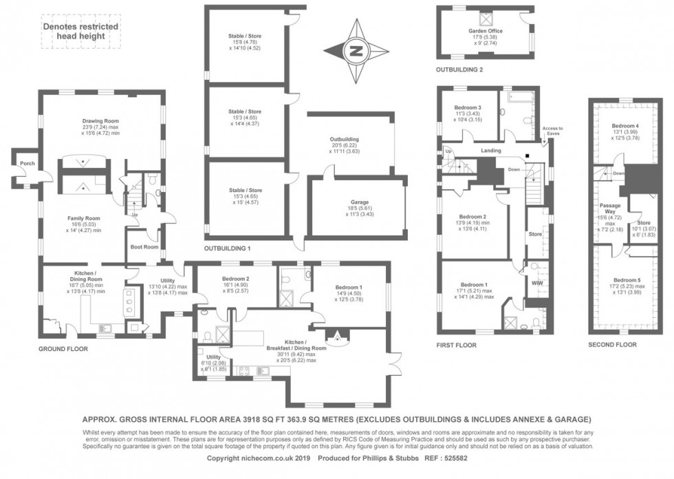 Floorplan for Beckets Court, Fairfield, Romney Marsh, Kent TN29 9RZ