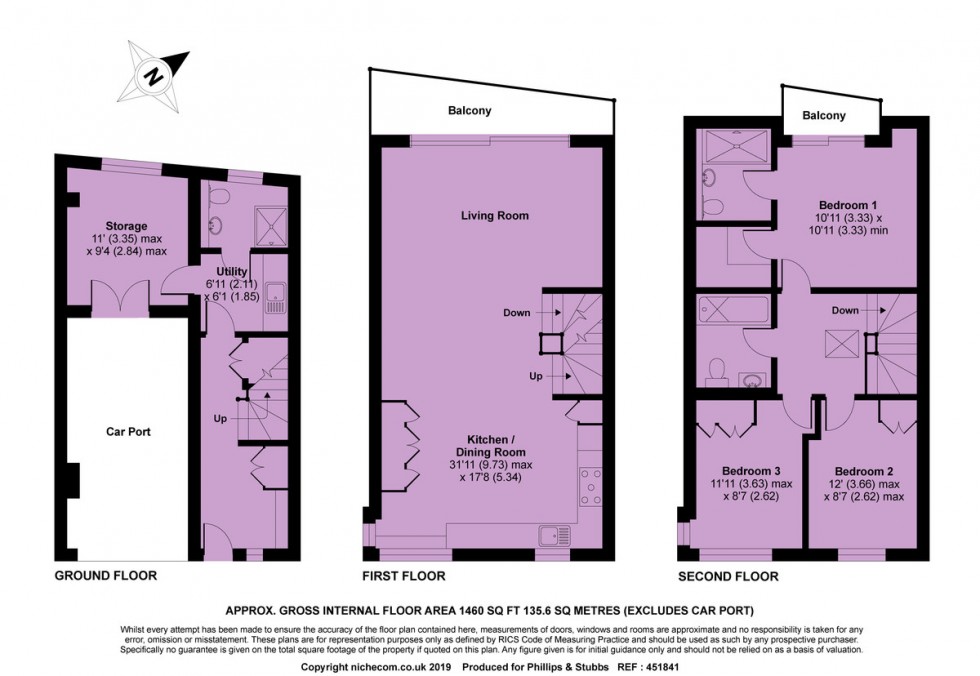 Floorplan for Rock Channel, Rye, East Sussex