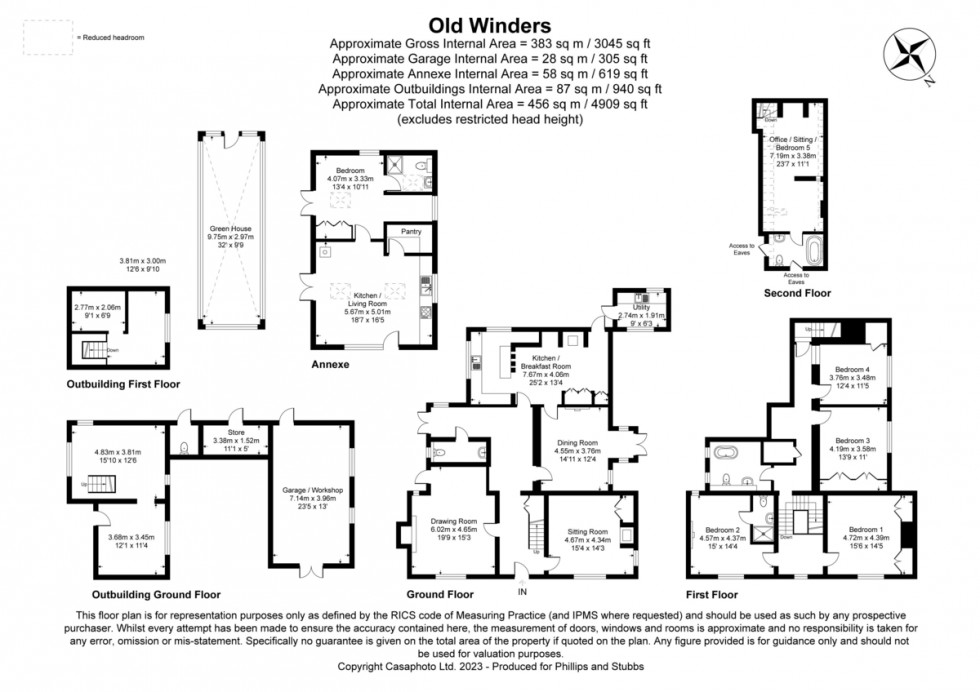 Floorplan for Barnets Hill, Peasmarsh, Rye, East Sussex TN31 6YJ