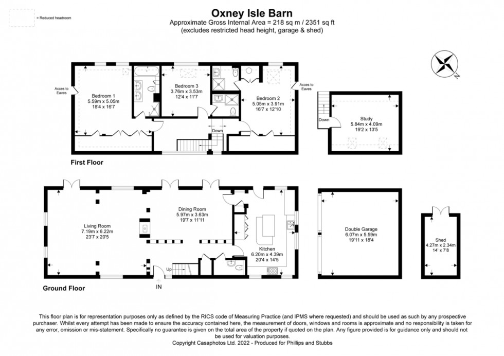 Floorplan for Swan Street, Wittersham, Kent TN30 7PL