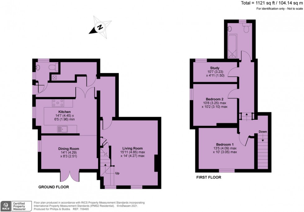 Floorplan for Old Rectory Cottage, Rectory Lane, Winchelsea TN36 4JA
