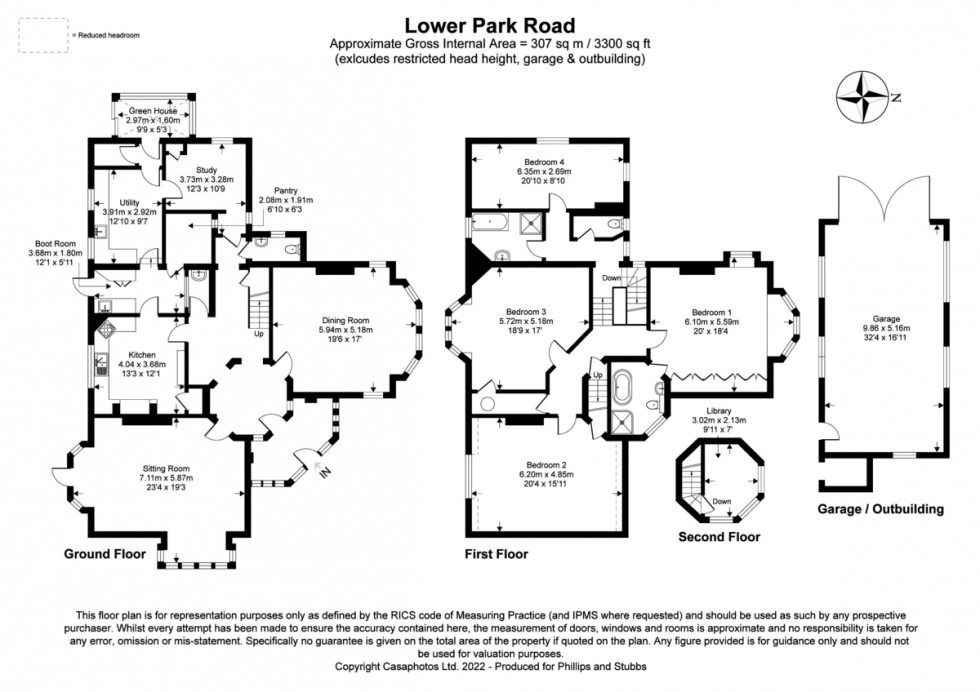 Floorplan for Lower Park Road, Hastings, East Sussex TN34 2LE