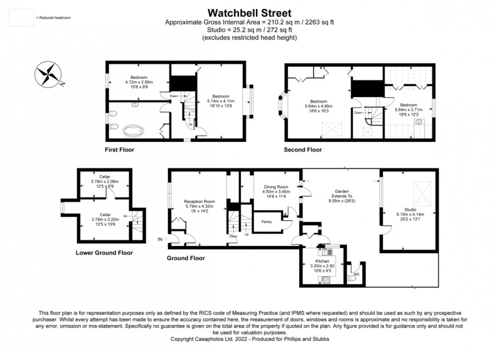 Floorplan for Watchbell Street, Rye, East Sussex TN31 7HA