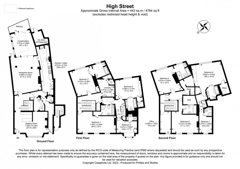 Floorplan for High Street, Rye, East Sussex TN31 7JE