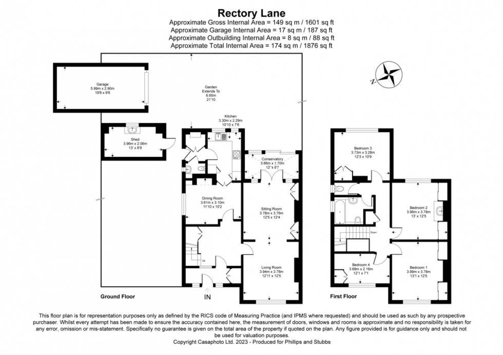 Floorplan for Rectory Lane, Winchelsea, East Sussex TN36 4EY