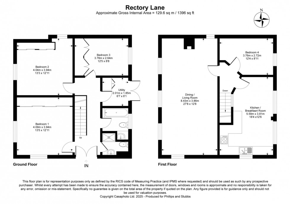 Floorplan for Rectory Lane, Winchelsea, East Sussex TN36 4EY
