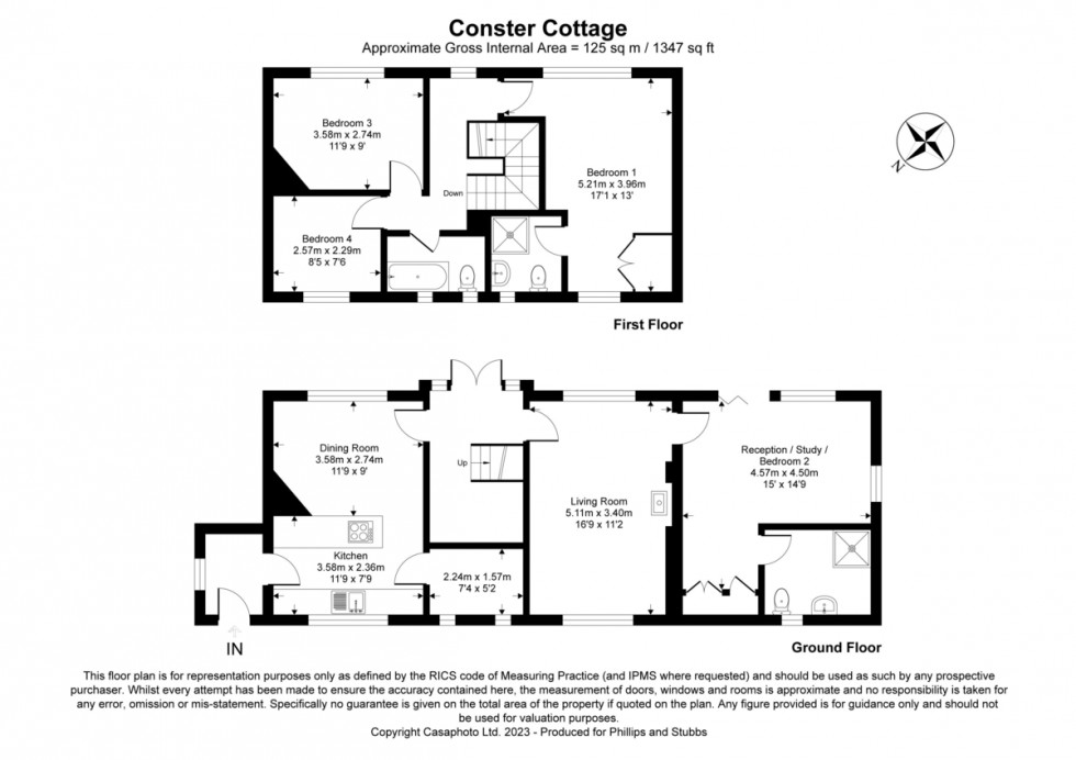 Floorplan for Moores Lane, Beckley, Rye