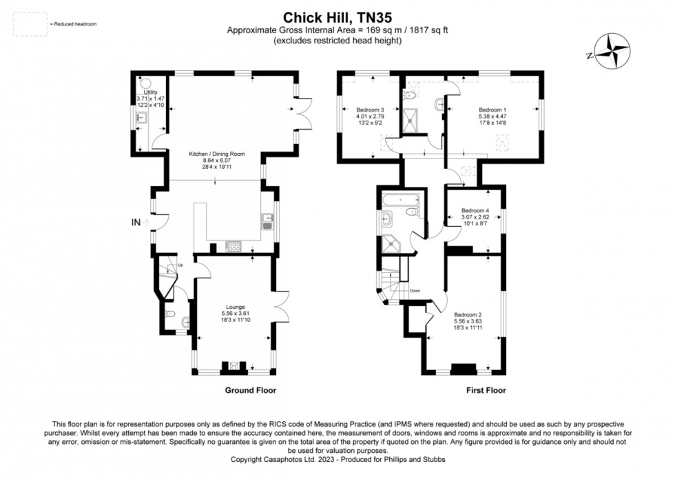Floorplan for Chick Hill, Pett Level, East Sussex TN35 4EQ