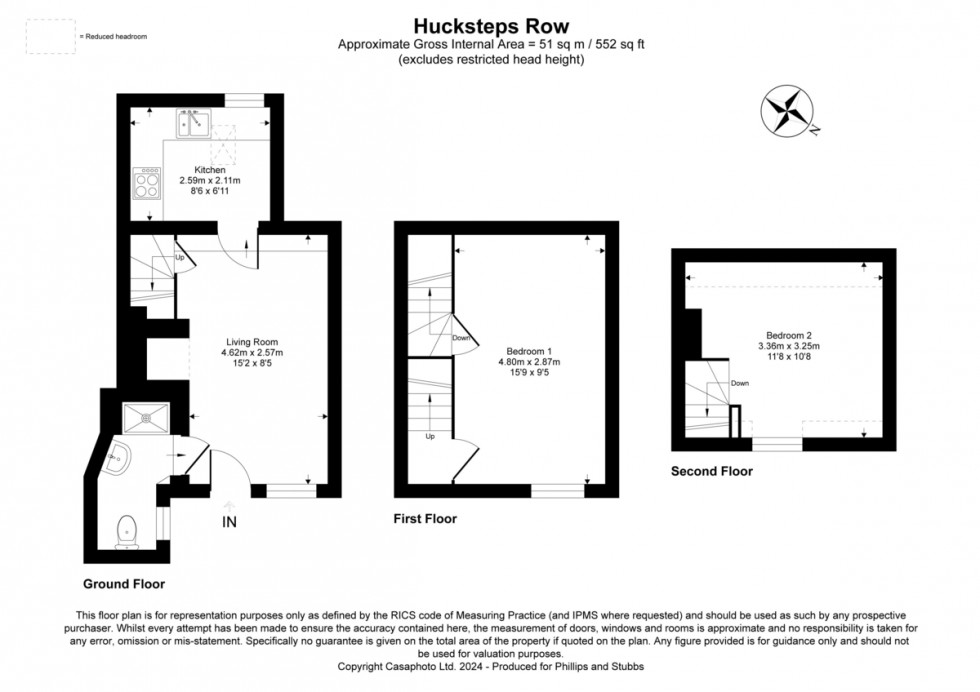 Floorplan for Church Square, Rye, East Sussex TN31 7HG
