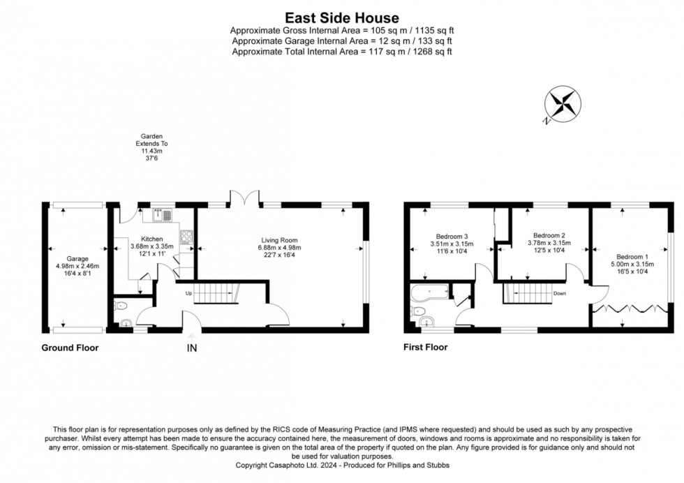 Floorplan for Point Hill, Rye, East Sussex TN31 7NP