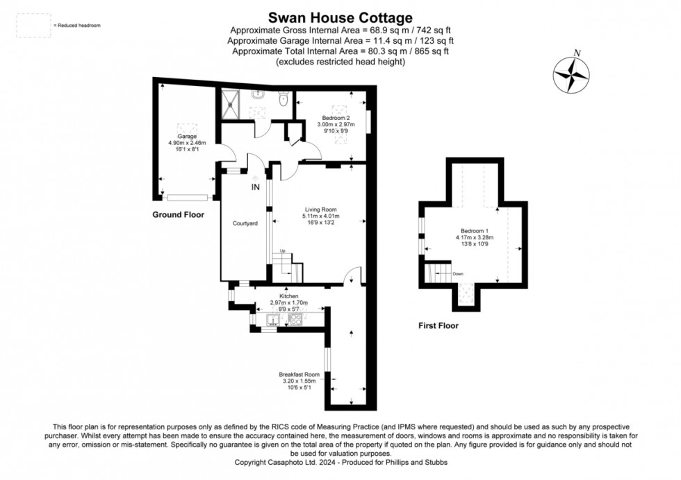 Floorplan for Watchbell Street, Rye, East Sussex TN31 7HA