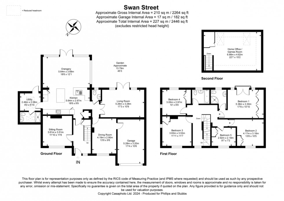 Floorplan for Swan Street, Wittersham. Tenterden, Kent TN30 7PH