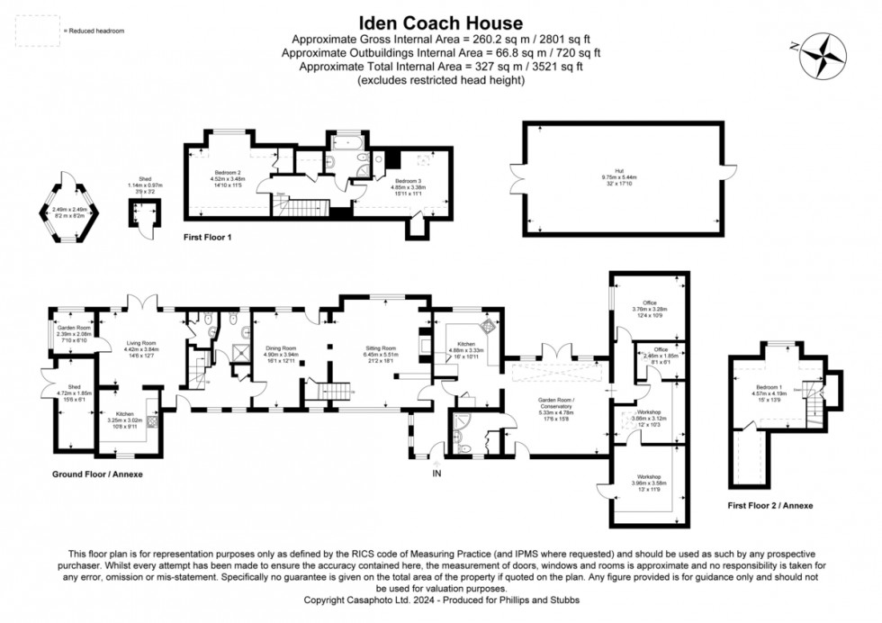 Floorplan for Wittersham Road, Iden, East Sussex TN31 7XB