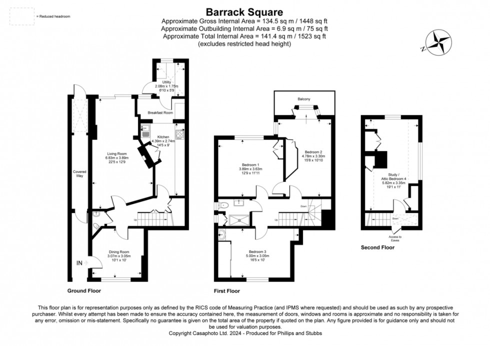 Floorplan for Barrack Square, Winchelsea, East Sussex TN36 4EG