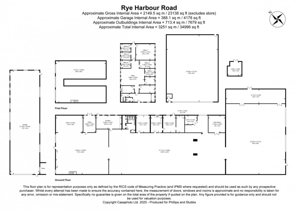 Floorplan for Chase Industrial Site, Rye Harbour