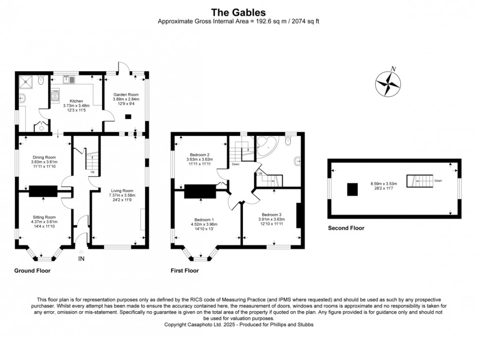 Floorplan for Main Street, Beckley, East Sussex TN31 6RJ