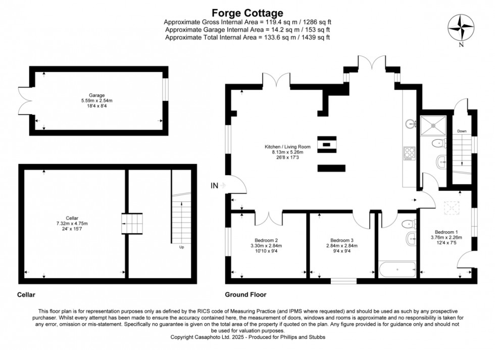 Floorplan for Castle Street, Winchelsea, East Sussex TN36 4HU