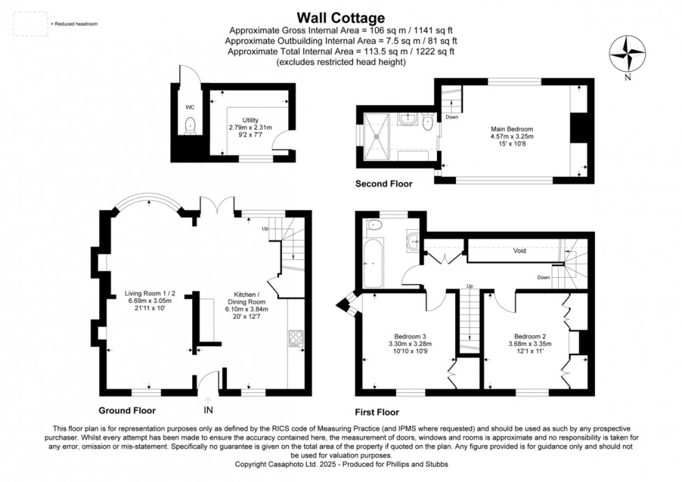 Floorplan for North Street, Winchelsea, East Sussex TN36 4HX
