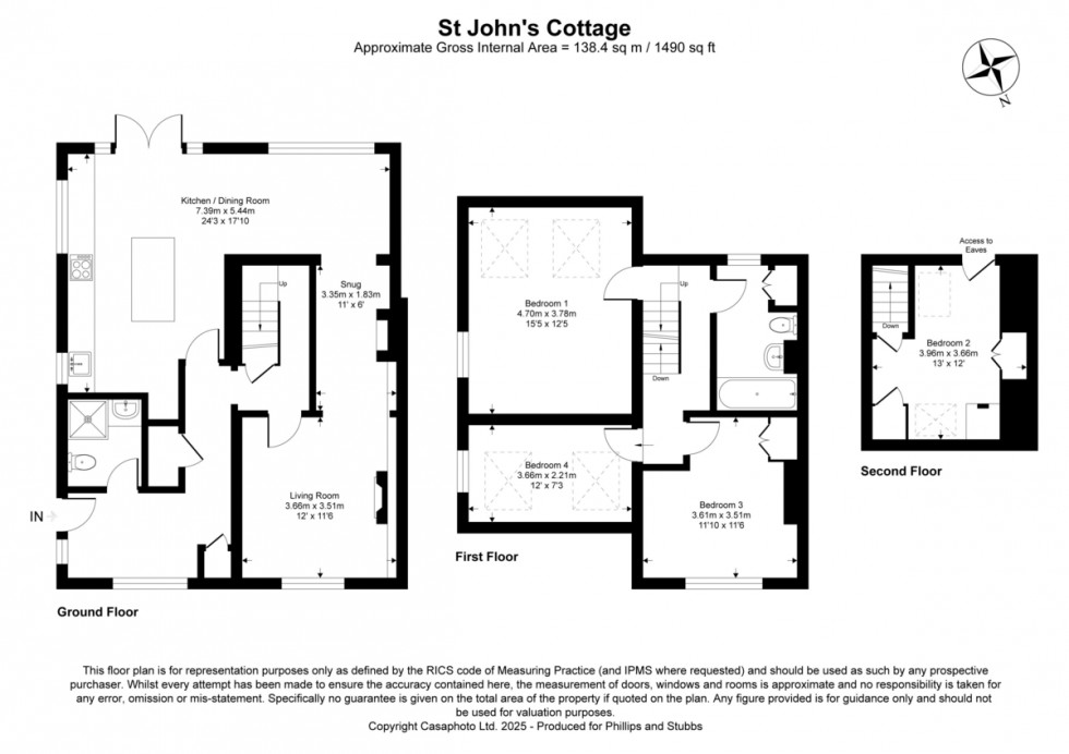 Floorplan for Camber Road, East Guldeford, Near Rye, East Sussex TN31 7QH