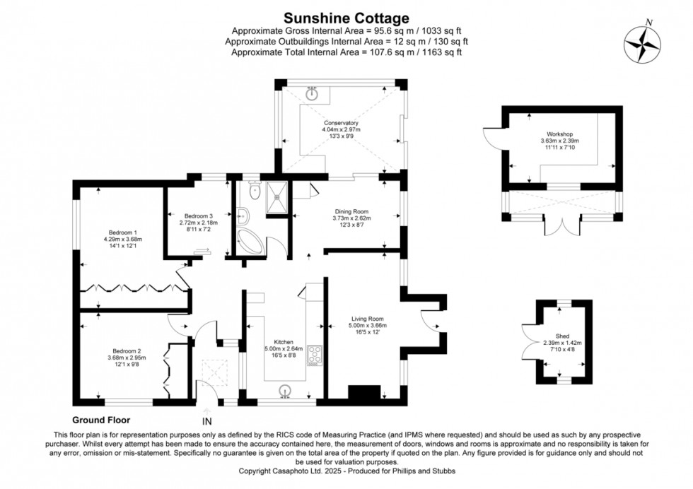 Floorplan for The Dungeness Estate, Dungeness, Kent TN29 9NA