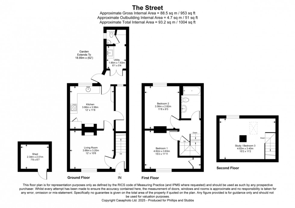 Floorplan for The Street, Appledore, Kent TN26 2AF