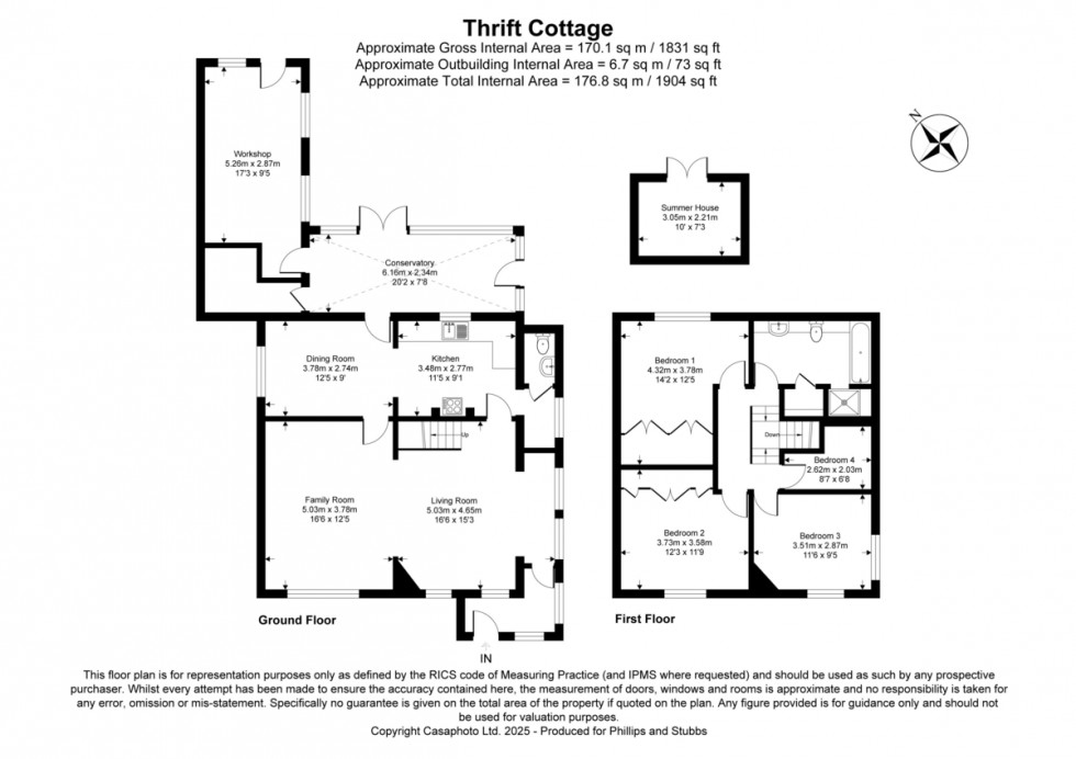 Floorplan for Draffin Lane, Camber, Rye, East Sussex TN31 7RA