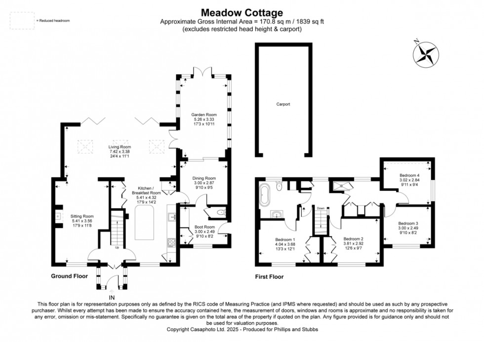 Floorplan for Stone cum Ebony, Tenterden, Kent TN30 7HY