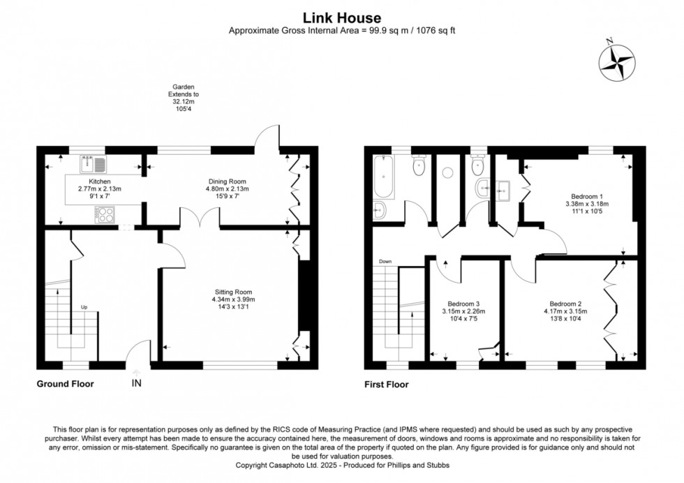 Floorplan for Mermaid Street, Rye, East Sussex TN31 7EU
